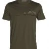Vamosoutdoors Shirts M's Tech Lite II SS Tee- Single Line Camp Loden