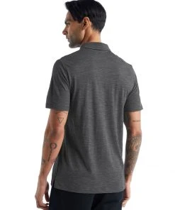Vamosoutdoors Shirts M's Tech Lite II Short Sleeve Polo- Gritstone Heather