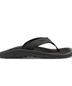 Olukai M's Ohana Sandals - Black Footwear