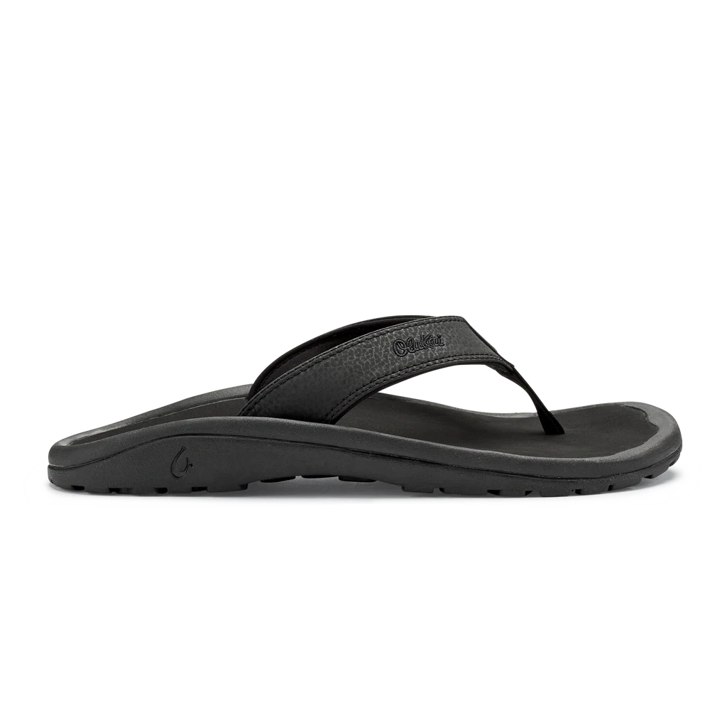 Olukai Men's Ohana Sandals - Black | Premium Comfort Footwear 1 Olukai M's Ohana Sandals - Black Footwear