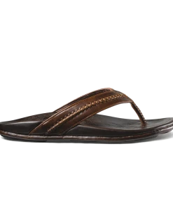 Olukai Footwear M's Mea Ola Sandals - Dark Java