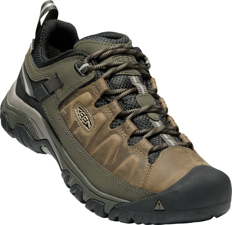 KEEN Men's Targhee III Waterproof Hiking Shoes - Bungee Cord/Black | Vamosoutdoors 1 Vamosoutdoors Shoes Targhee III Waterproof Hiker - Bungee Cord/Black