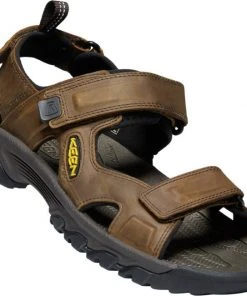 Vamosoutdoors Men's Targhee III Open Toe Sandal - Bison Mulch Footwear