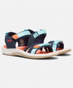Keen Big Kids' Verano Sandals - Black Iris/Blue Tint | Comfortable & Durable Footwear 9 Keen Big Kids' Verano - Black Iris/Blue Tint