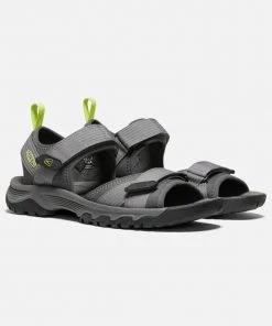 Keen Footwear M's Targhee III Open Toe Sandal - Steel Grey/Eve