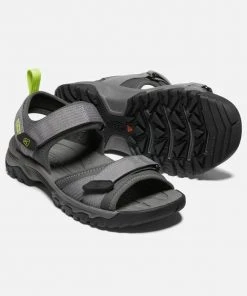 Keen Footwear M's Targhee III Open Toe Sandal - Steel Grey/Eve