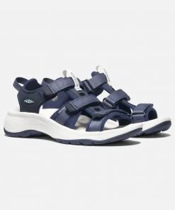 Keen Footwear W's Astoria West Open Toe - Blue Nights/Black