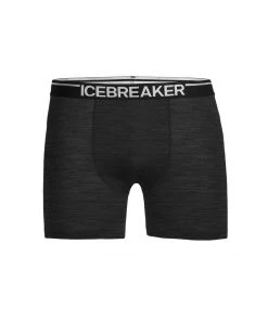Icebreaker M's Anatomic Boxers- Jet Heather Base Layers