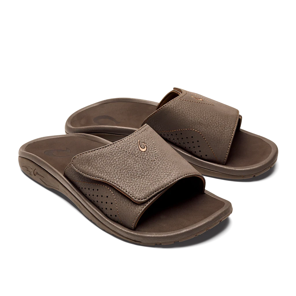 Olukai Men's Nalu Slides - Dark Java | Premium Comfort Sandals 2 Olukai Footwear M's Nalu Slides - Dark Java