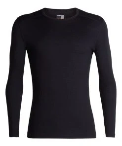 Vamosoutdoors Men's Merino 200 Oasis Long Sleeve Crewe Thermal Top Base Layers