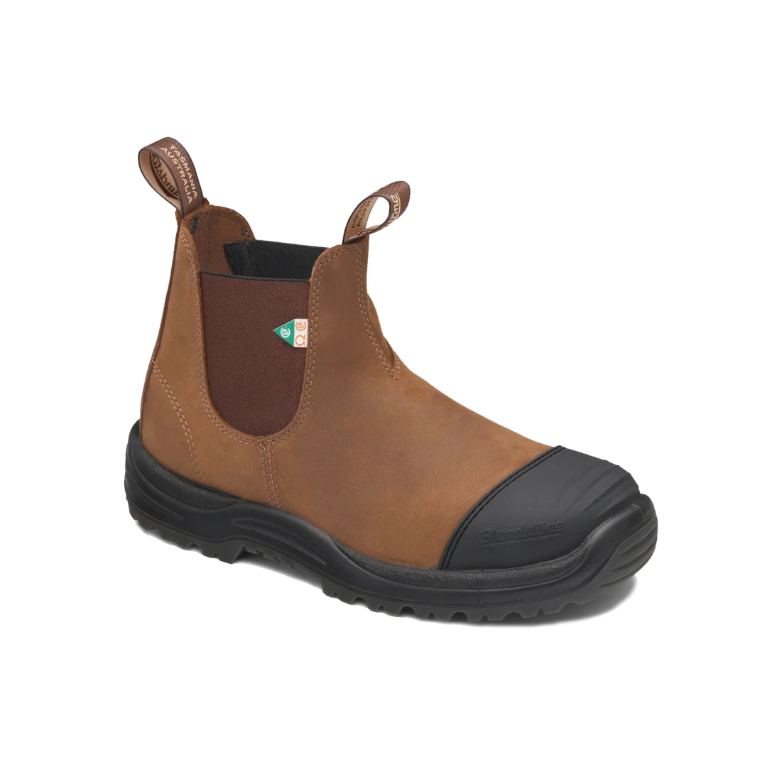 Blundstone Work & Safety 169 - Crazy Horse Brown Rubber Toe Boots for Men & Women 2 Blundstone Work & Safety 169 - Crazy Horse Brown Rubber Toe