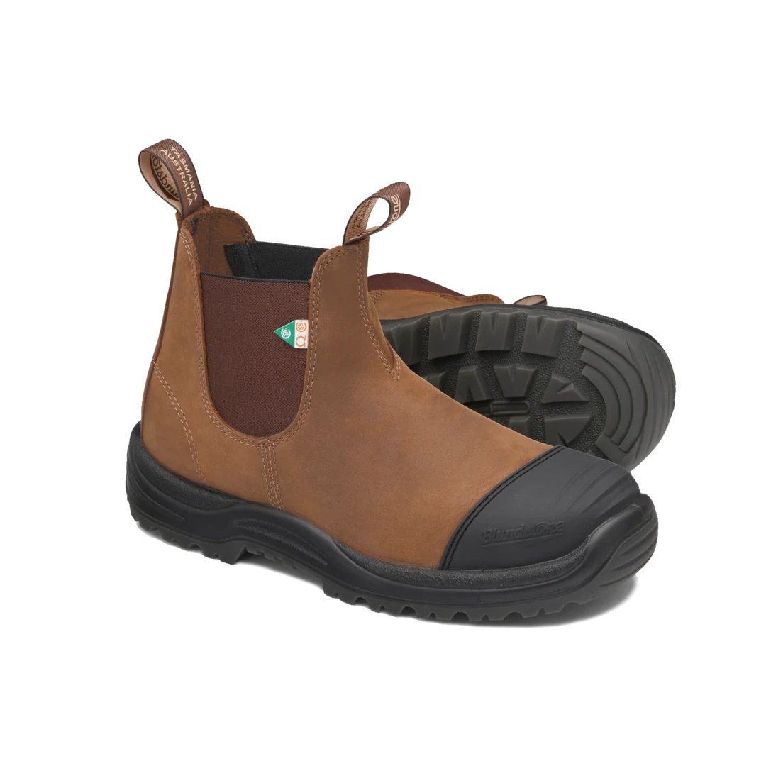 Blundstone Work & Safety 169 - Crazy Horse Brown Rubber Toe Boots for Men & Women 3 Blundstone Work & Safety 169 - Crazy Horse Brown Rubber Toe
