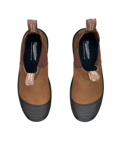 Blundstone Work & Safety 169 - Crazy Horse Brown Rubber Toe Boots for Men & Women 10 Blundstone Work & Safety 169 - Crazy Horse Brown Rubber Toe