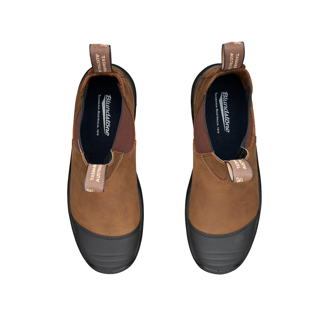 Blundstone Work & Safety 169 - Crazy Horse Brown Rubber Toe Boots for Men & Women 4 Blundstone Work & Safety 169 - Crazy Horse Brown Rubber Toe