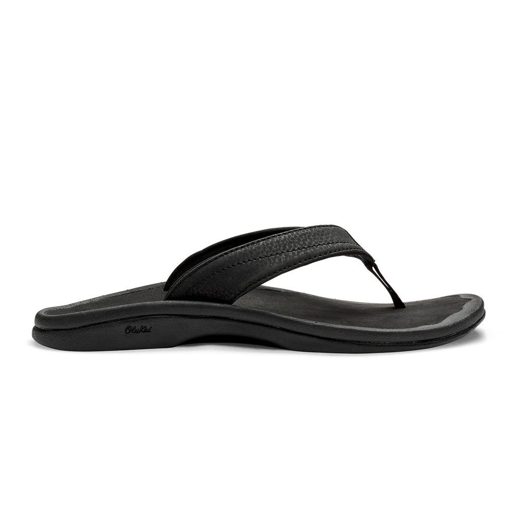 Olukai Women's Ohana Sandals - Black | Premium Comfort & Style 1 Olukai Footwear W's Ohana Sandals - Black