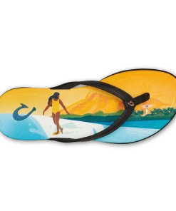 Olukai Footwear W's Ho'opio Pae Sandals- Black/Pae