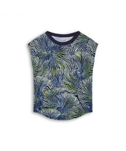 Vamosoutdoors Print Top - 21101988 - Blue WOMENS