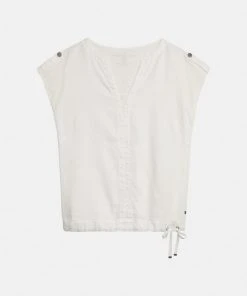 Sandwich WOMENS Linen Blouse - Cloud