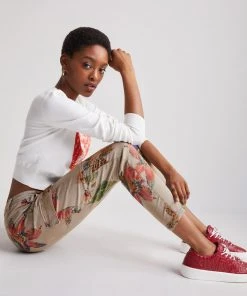 Desigual WOMENS Tropical Ankle Trousers