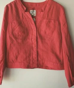 Vamosoutdoors Linen Jacket - Orange