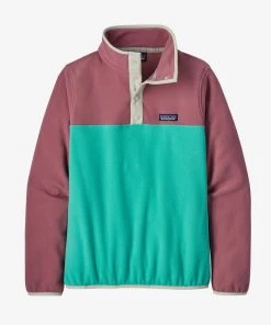 Vamosoutdoors WOMENS W's Micro D® Snap-T® Fleece Pullover- Fresh Teal