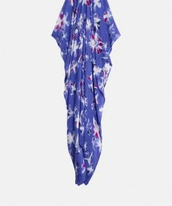 Sandwich WOMENS Flower Print Scarf - Spectrum Blue