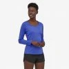 Patagonia W's L/S Capilene Cool Shirt - Float Blue WOMENS