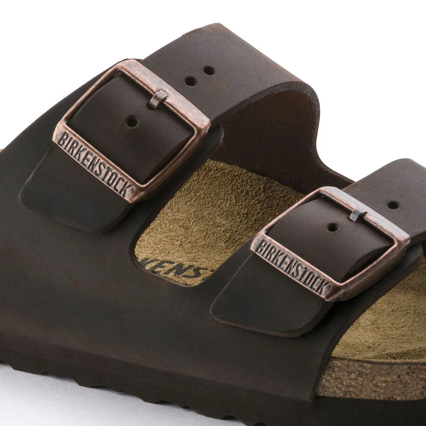 Birkenstock Arizona Oiled Leather Sandals - Habana, Narrow & Regular Fit (Men & Women) 5 Birkenstock Arizona Oiled Leather Habana - Narrow And Regular