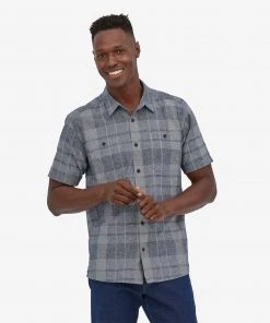 Patagonia Shirts M's Back Step Shirt - Shore Plaid