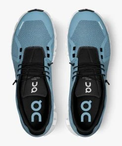 ON Running Men's Cloud 5 Shoes - Niagara/Black | Lightweight & Comfortable Running Footwear 9 ON Running Footwear M's Cloud 5 - Niagara/ Black