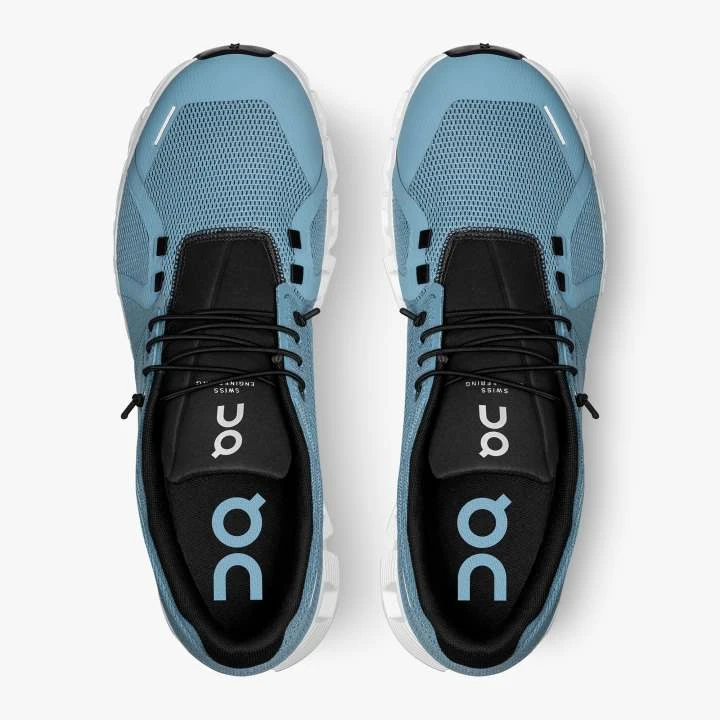 ON Running Men's Cloud 5 Shoes - Niagara/Black | Lightweight & Comfortable Running Footwear 3 ON Running Footwear M's Cloud 5 - Niagara/ Black