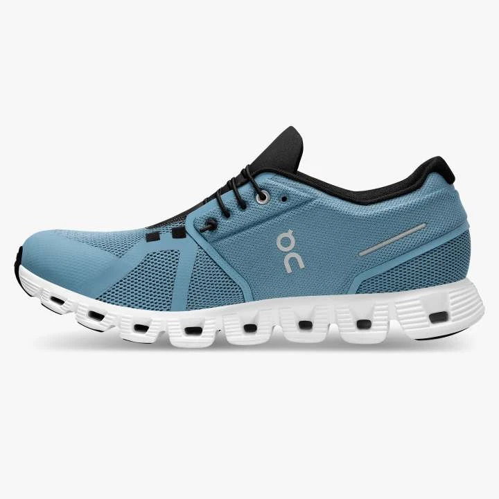 ON Running Men's Cloud 5 Shoes - Niagara/Black | Lightweight & Comfortable Running Footwear 5 ON Running Footwear M's Cloud 5 - Niagara/ Black