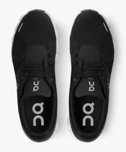ON Running Men's Cloud 5 Running Shoes - Black/White | Lightweight & Comfortable 9 ON Running M's Cloud 5 -Black/White Footwear