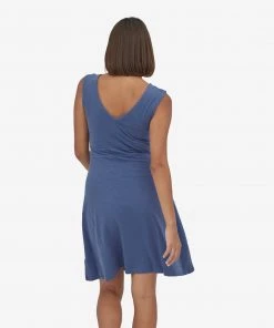Patagonia W's Porch Song Dress - Current Blue