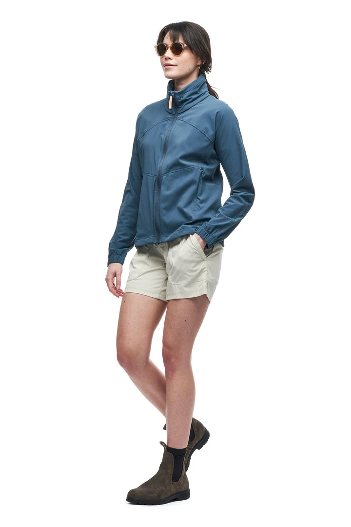 Indyeva Women's PODROZ IV Jacket - Deep Sea | Premium Waterproof Jacket for Women 2 Indyeva WOMENS PODROZ IV Jackt - Deep Sea