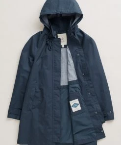 Seasalt Cornwall WOMENS Cloudburst Mac - Fathom