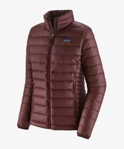 Vamosoutdoors WOMENS W's Down Sweater Jacket - Dark Ruby