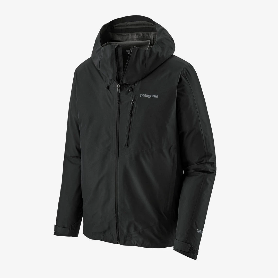 Men's Calcite Jacket by Vamosoutdoors - Black | Patagonia Style Outdoor Jacket 1 Vamosoutdoors Jackets M's Calcite Jacket - Black