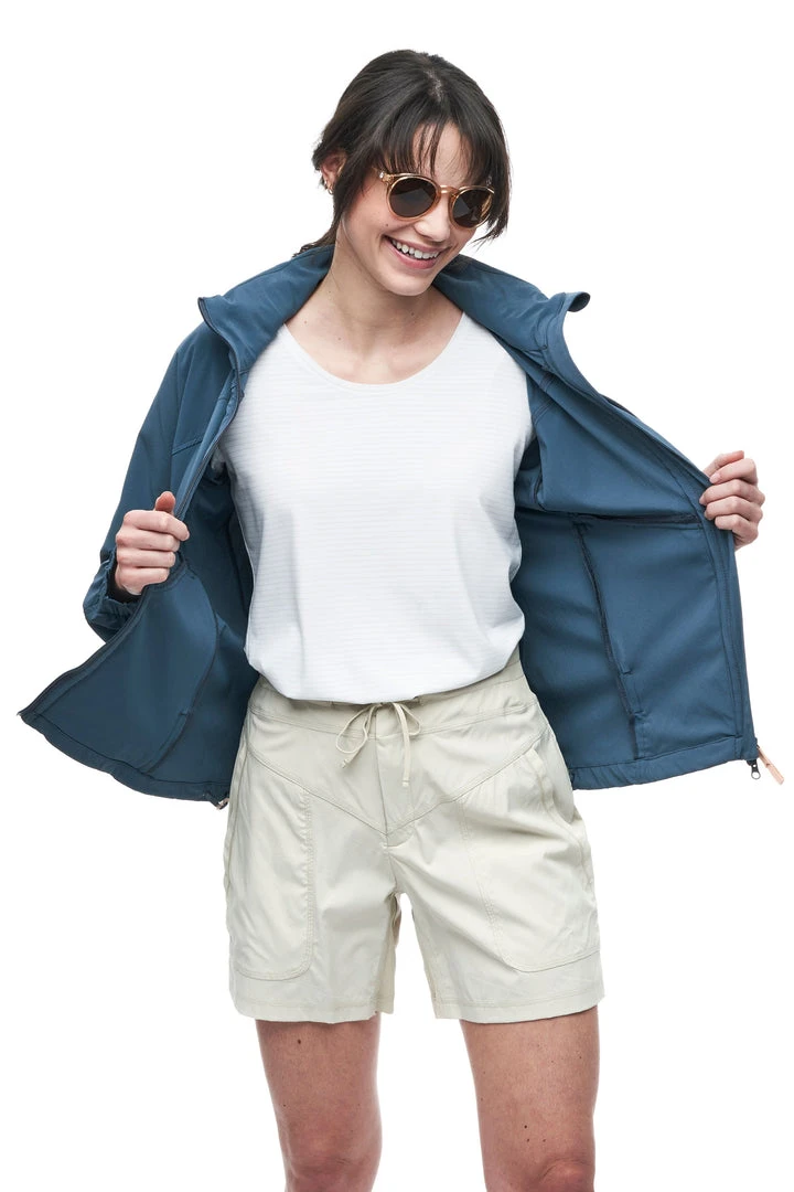 Indyeva Women's PODROZ IV Jacket - Deep Sea | Premium Waterproof Jacket for Women 3 Indyeva WOMENS PODROZ IV Jackt - Deep Sea