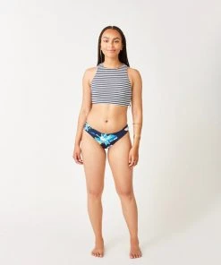 Vamosoutdoors W's Sanitas Reversible Top - Stargazer/Navy Stripe