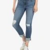 Kut Denim Catherine Boyfriend High Rise Roll Up - Lucrative Wash