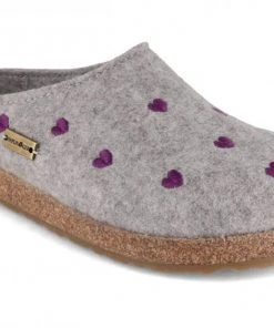 Vamosoutdoors Haflinger Clogs Sweetheart - Stone Gray