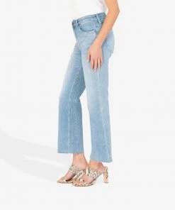 Kut Denim W's Kelsey Fab Ab Ankle Flare- Dignified WOMENS