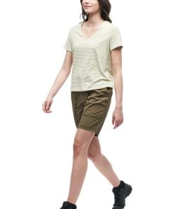 Indyeva WOMENS KURAK Shirt - Dark Topaz Stripe