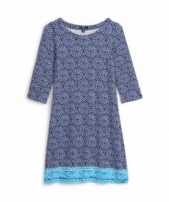 Hatley W's Lucy Dress - Skipped Stones WOMENS