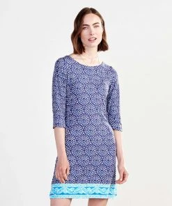 Hatley W's Lucy Dress - Skipped Stones WOMENS