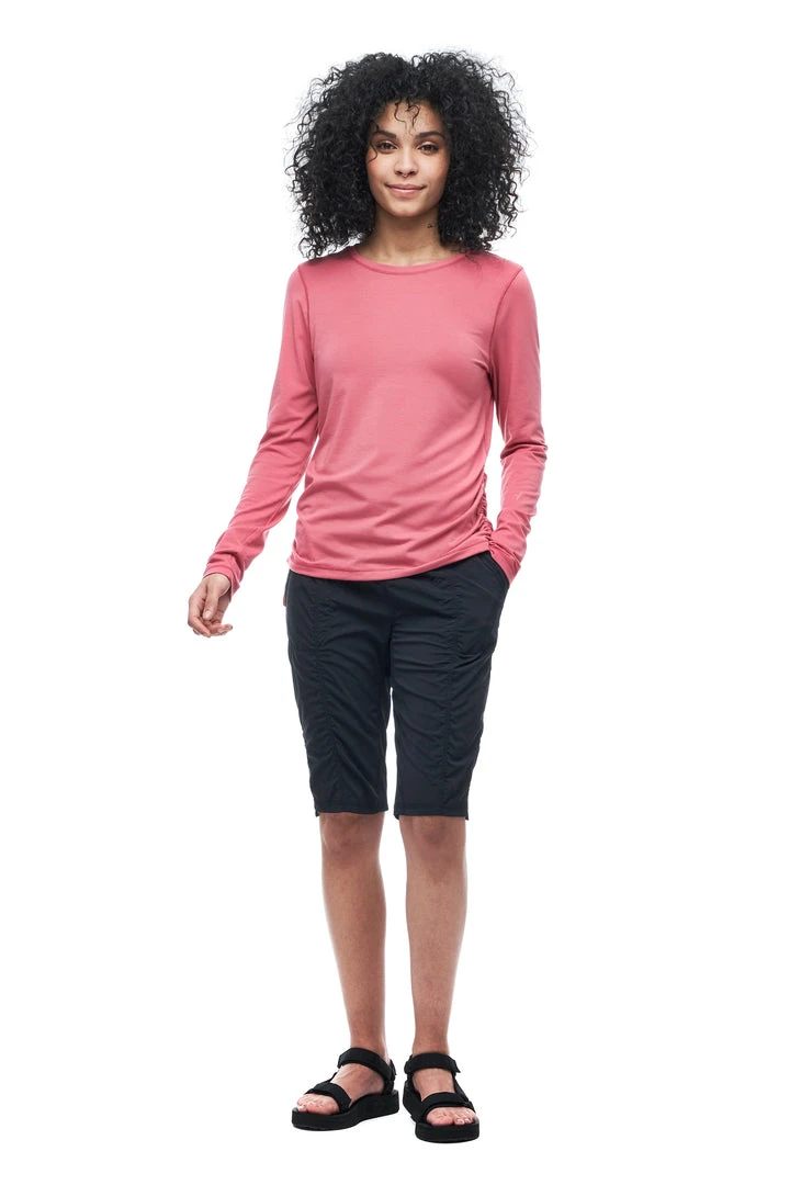 Indyeva MILGIN II Long Sleeve Shirt - Peony WOMENS | Stylish & Comfortable Tops 1 Indyeva MILGIN II Long Sleeve Shirt - Peony WOMENS