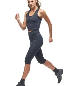 Indyeva WOMENS PEKY Capri Leggings - Black