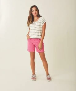 Vamosoutdoors W's Lily Top- Olive Tie Dye Stripe