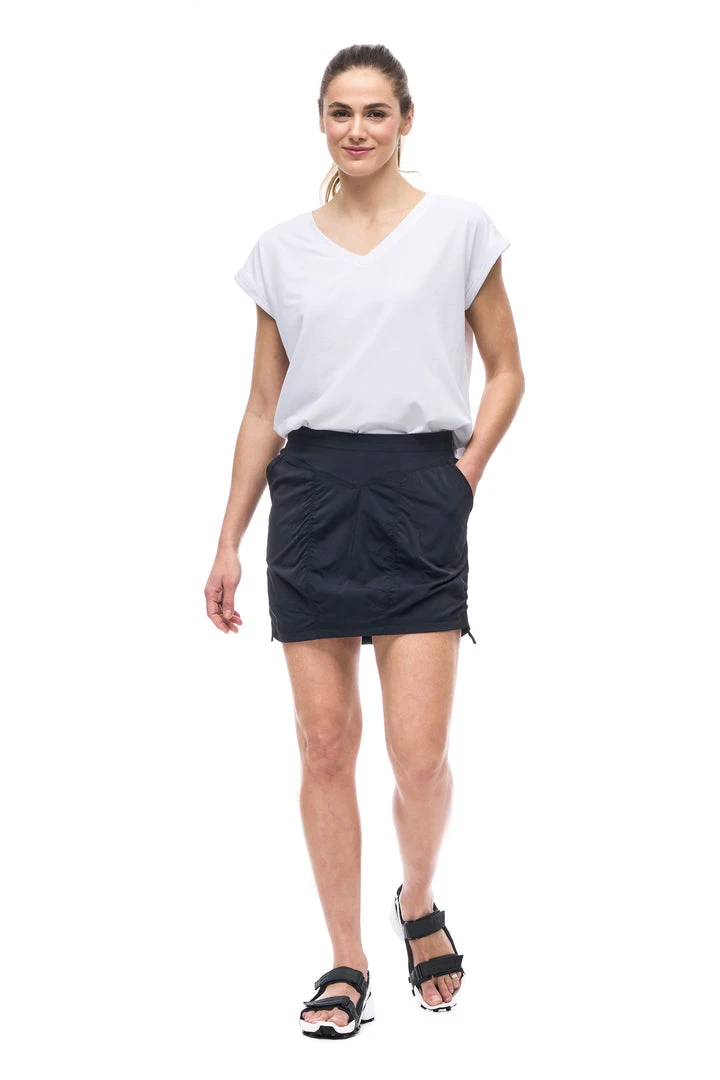 Indyeva ULENDO III Skort - Black Women's Athletic Skirt for Comfort & Style 1 Indyeva ULENDO III Skort - Black WOMENS